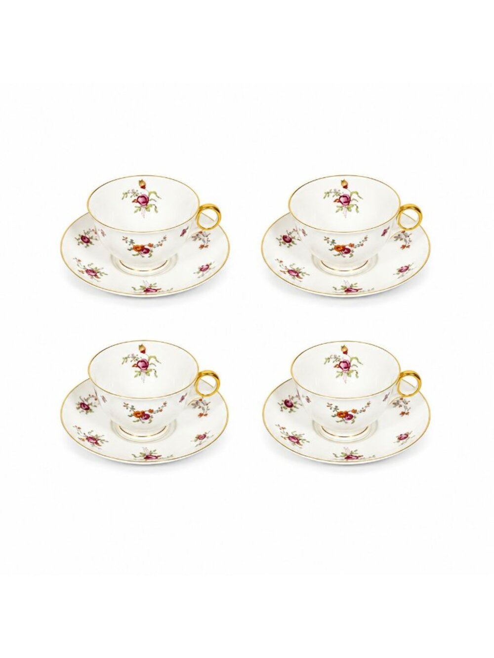 Footed Demitasse Cup & Saucer Set Haviland Migonette Limoges France Replacement